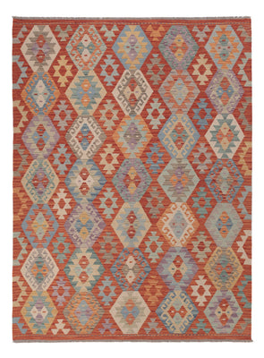 Kelim Teppich - Splash - 243 x 177 cm - mehrfarbig