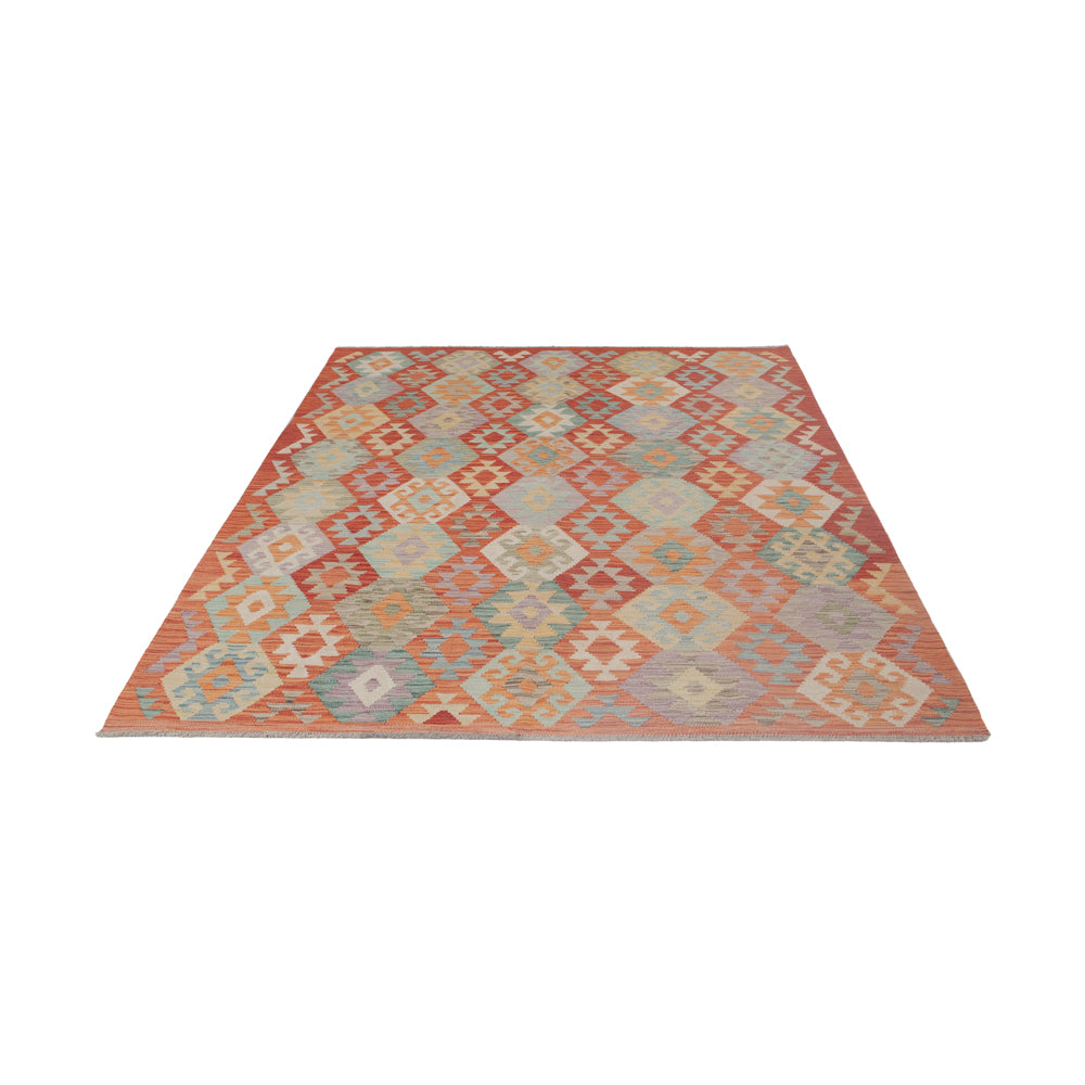 Kelim Teppich - Splash - 252 x 178 cm - mehrfarbig