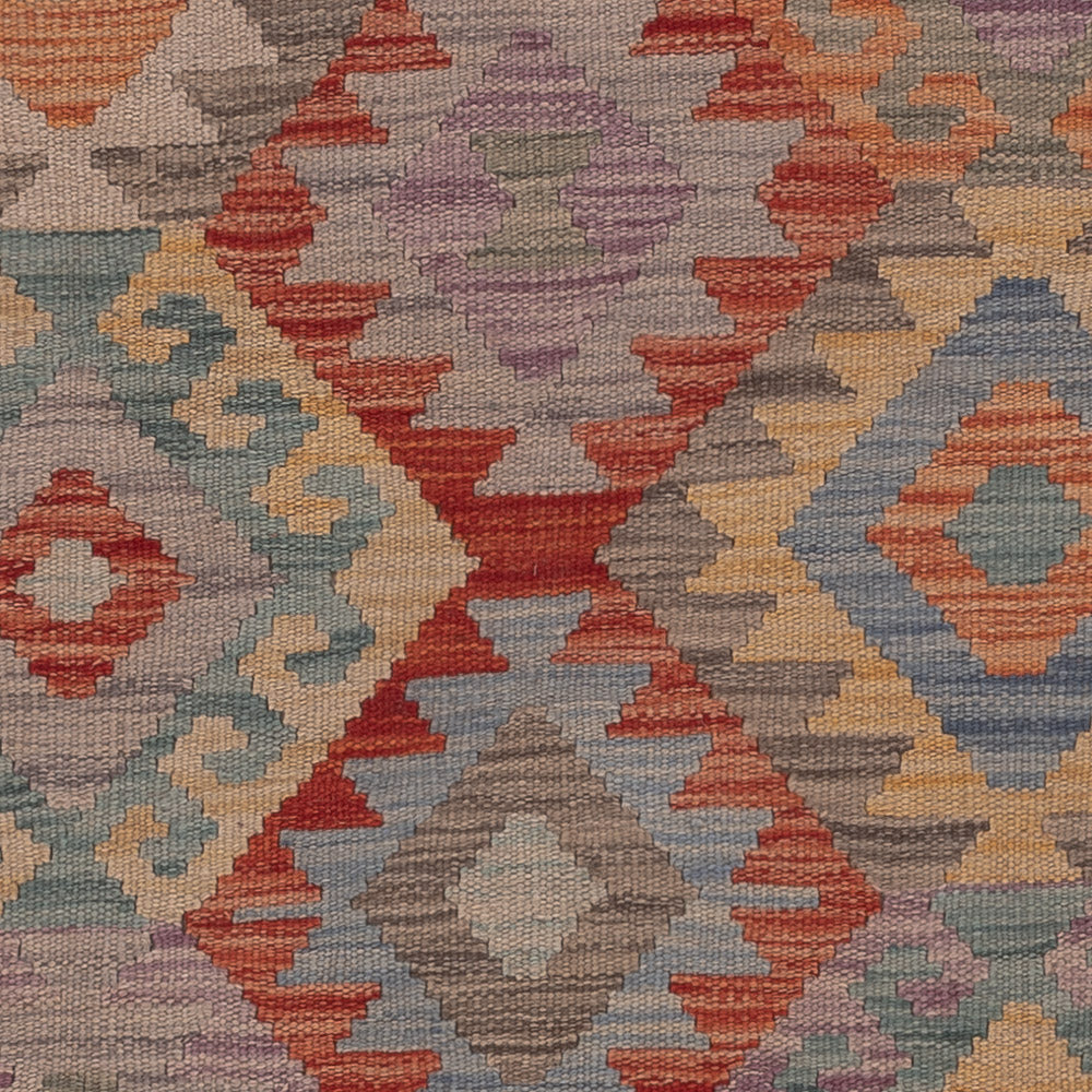 Kelim Teppich - Splash - 192 x 150 cm - mehrfarbig