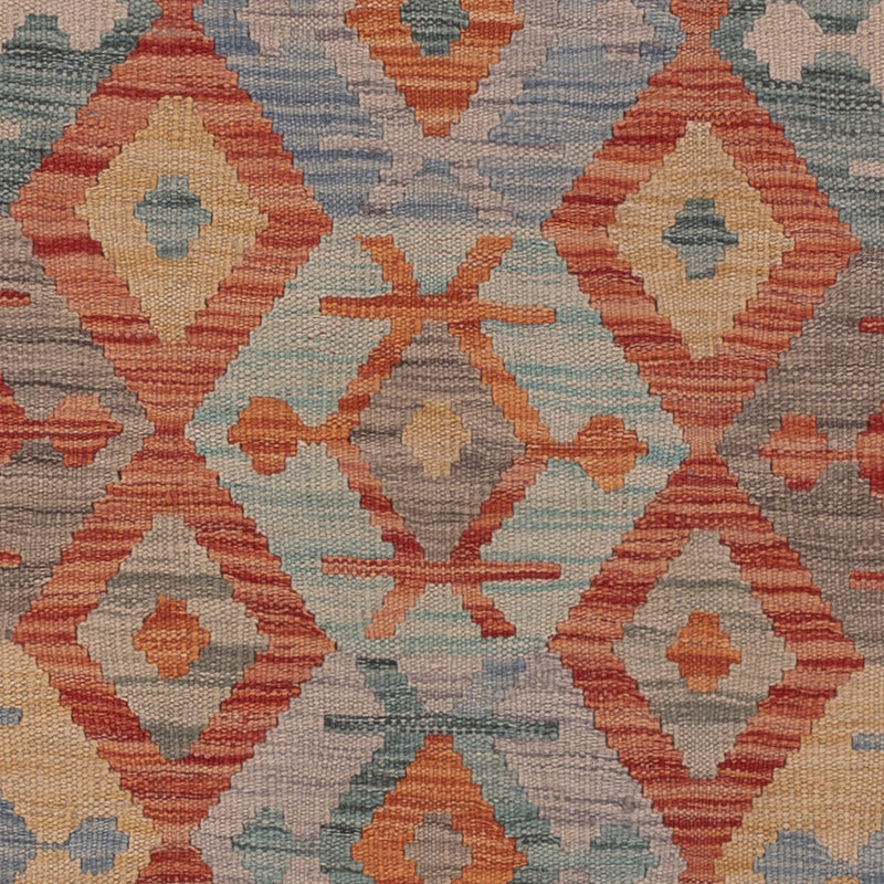 Kelim Teppich - Splash - 198 x 152 cm - mehrfarbig