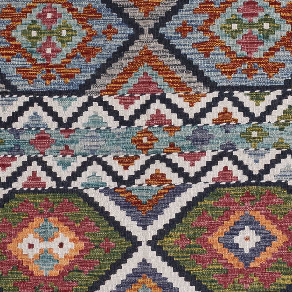 Kelim Teppich - Splash - 256 x 190 cm - mehrfarbig