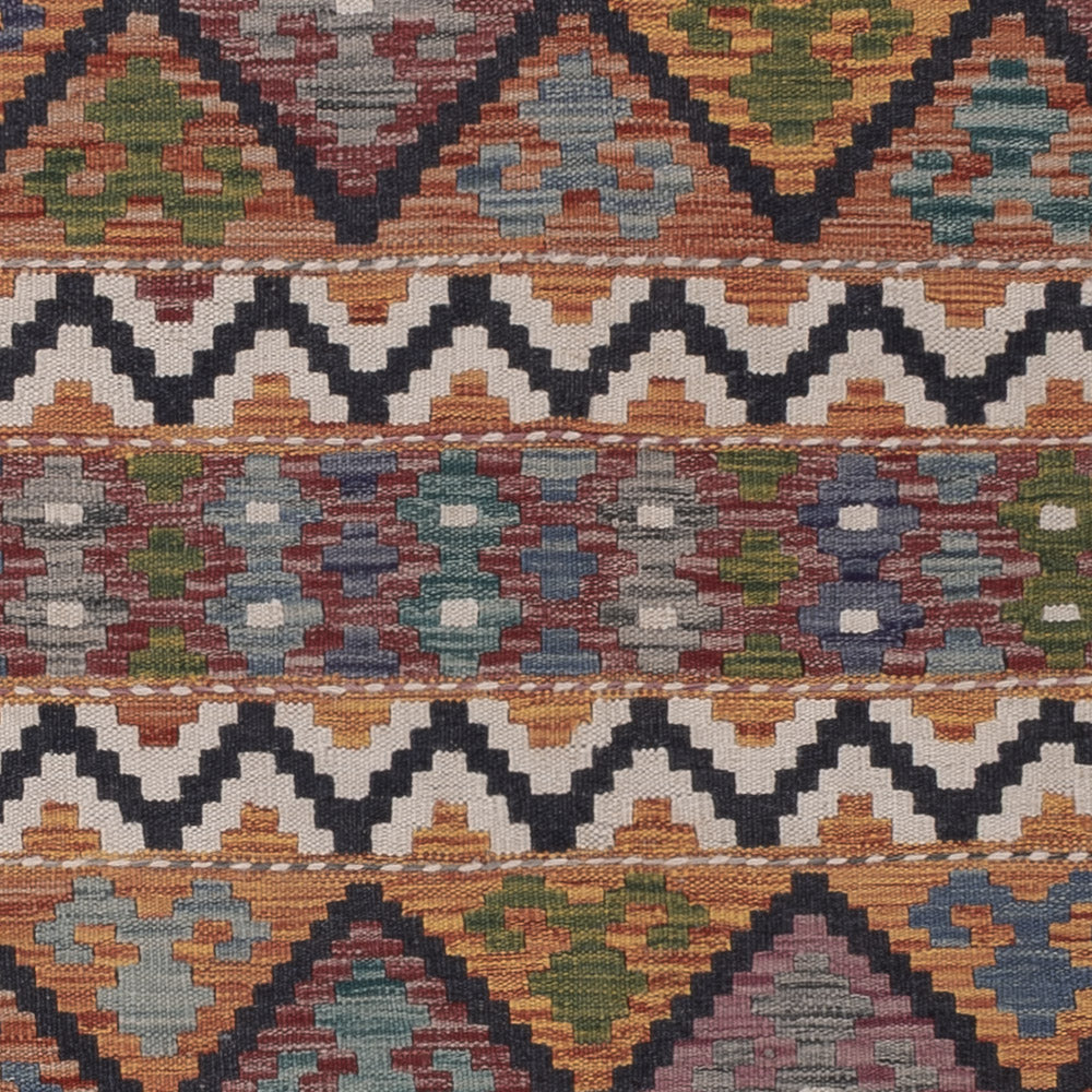 Kelim Teppich - Splash - 301 x 212 cm - mehrfarbig