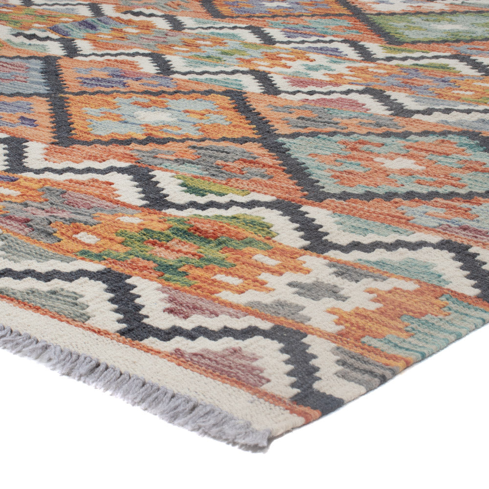 Kelim Teppich - Splash - 244 x 185 cm - mehrfarbig