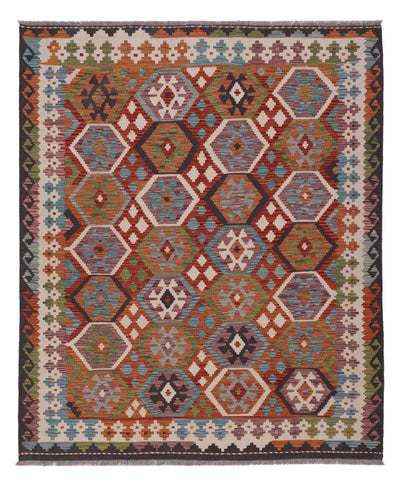 Kilim Maimana Tappeto 157x192cm - Tappeto di lana