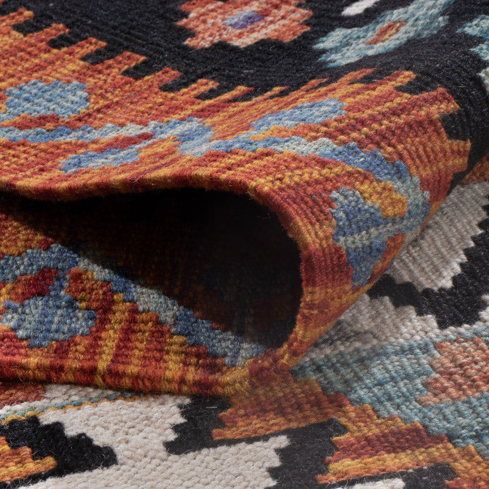 Kelim Teppich - Splash - 245 x 178 cm - mehrfarbig