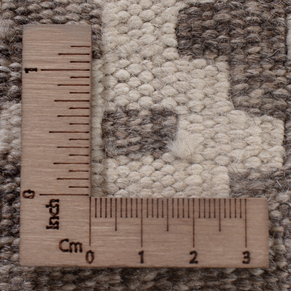 Kelim Teppich - Splash - 356 x 252 cm - hellgrau