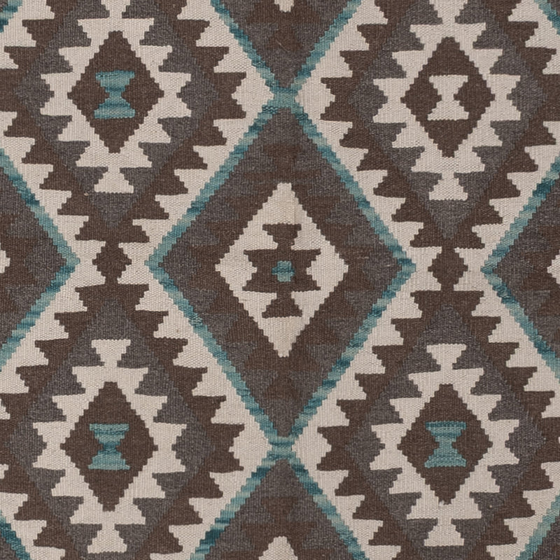 Kelim Teppich - Splash - 300 x 204 cm - dunkelgrau