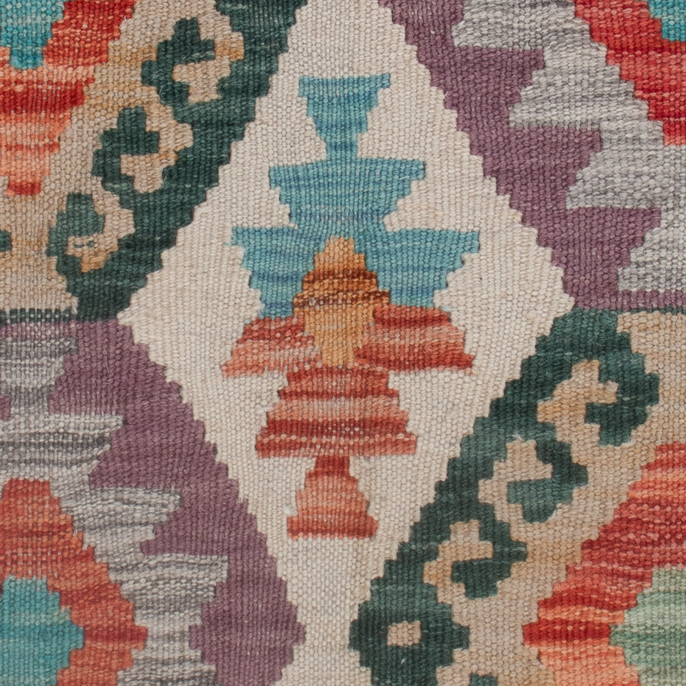 Kelim Teppich - Splash - 125 x 78 cm - mehrfarbig