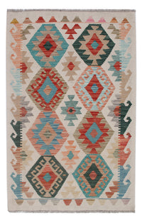 Tapis Kelim - Splash - 128 x 82 cm - multicolore