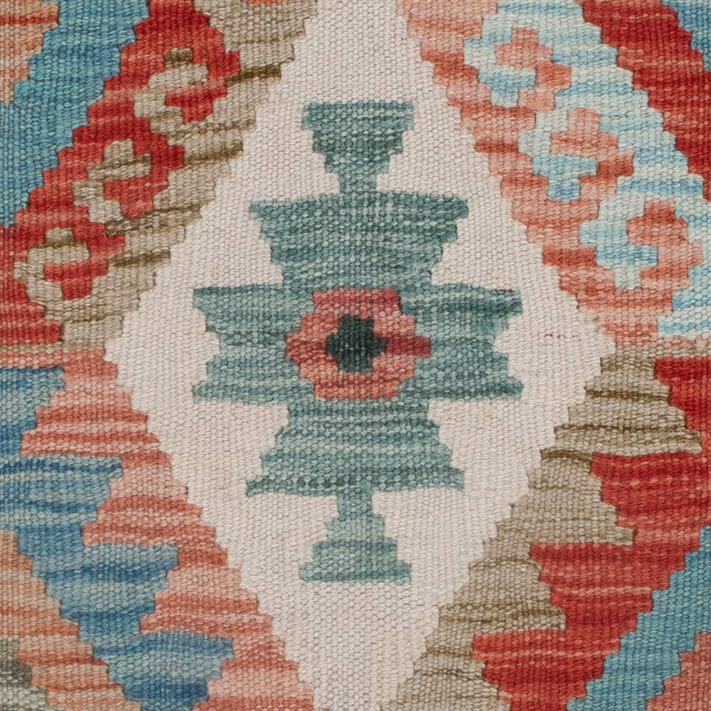 Tapis Kelim - Splash - 128 x 82 cm - multicolore