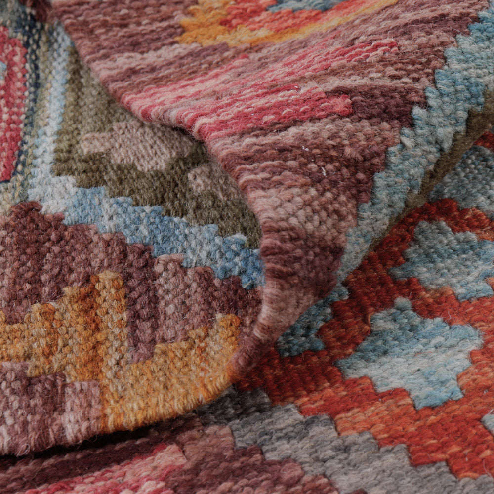 Tappeto Kelim - Splash - 126 x 89 cm - multicolore