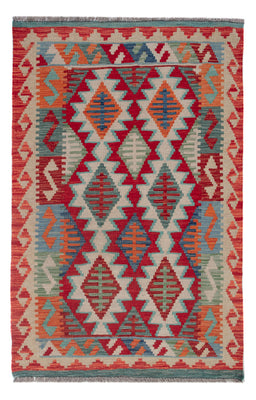 Tapis Kelim - Splash - 120 x 81 cm - multicolore