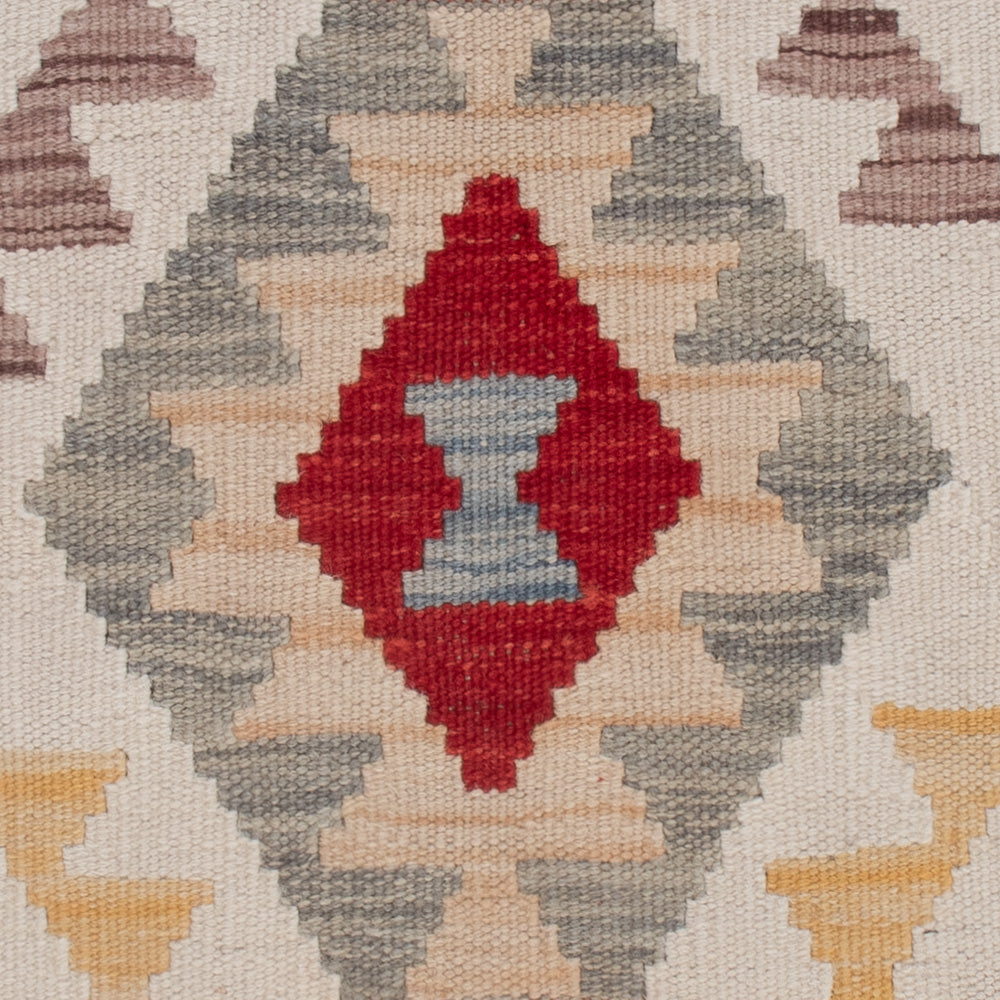 Tapis Kelim - Splash - 127 x 80 cm - multicolore