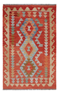 Kelim Teppich - Splash - 118 x 76 cm - mehrfarbig