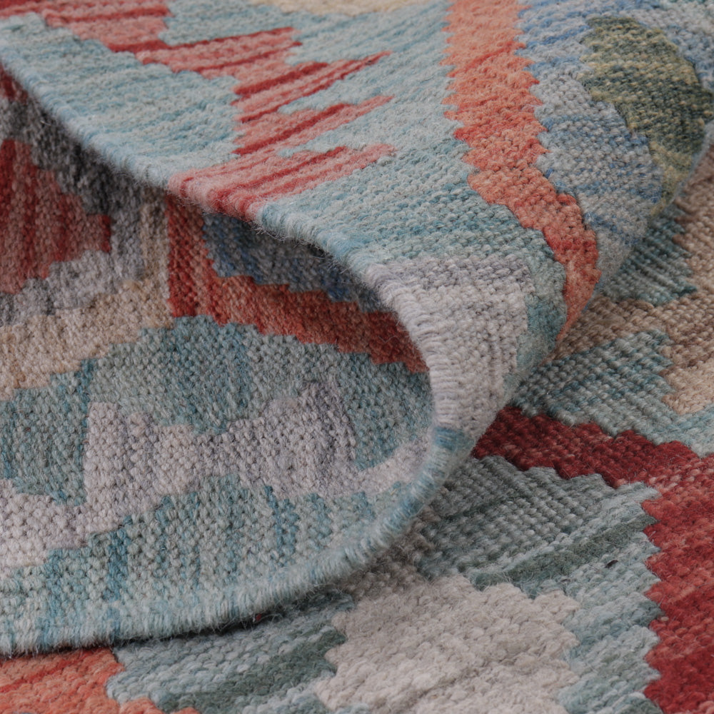 Tapis Kelim - Splash - 130 x 79 cm - multicolore