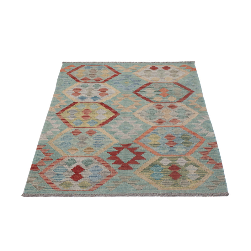 Tapis Kelim - Splash - 130 x 79 cm - multicolore