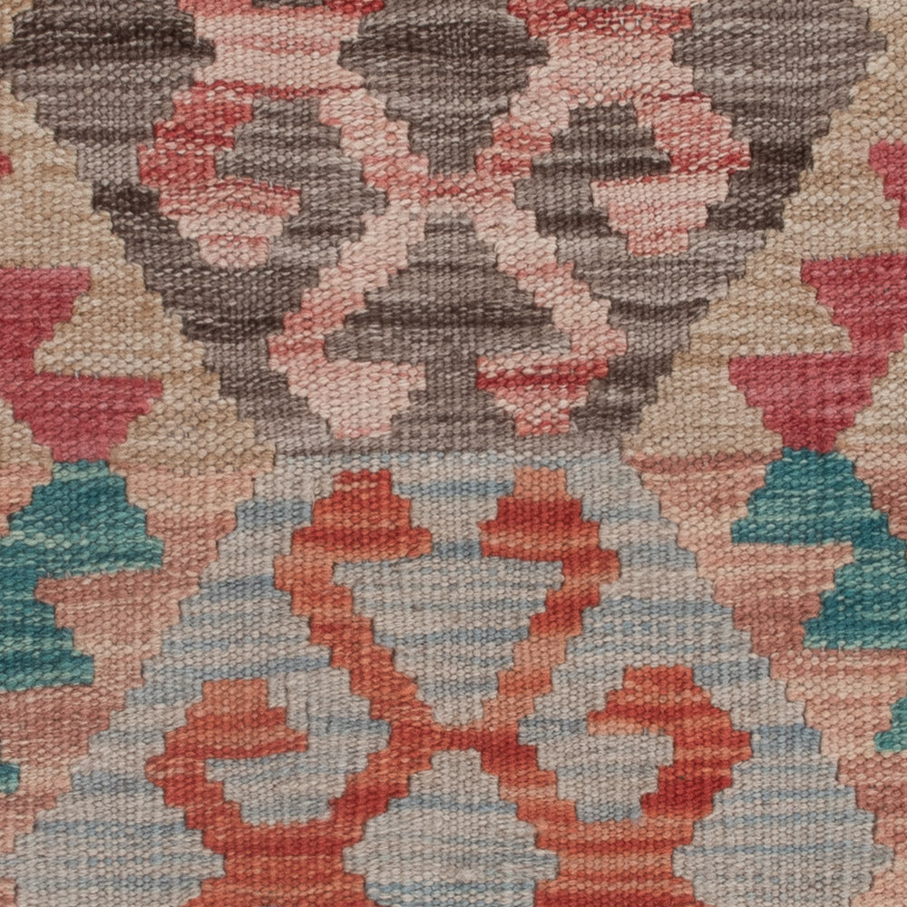 Tapis Kelim - Splash - 125 x 76 cm - multicolore