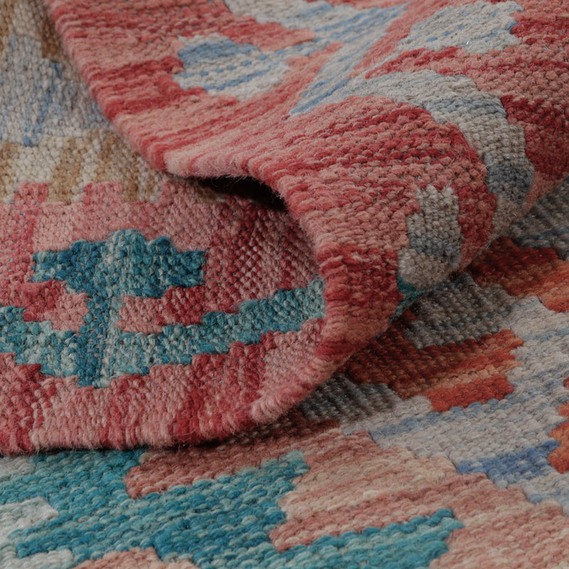 Tapis Kelim - Splash - 125 x 76 cm - multicolore