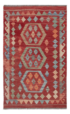 Tapis Kelim - Splash - 126 x 80 cm - multicolore