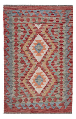 Tapis Kelim - Splash - 123 x 82 cm - multicolore