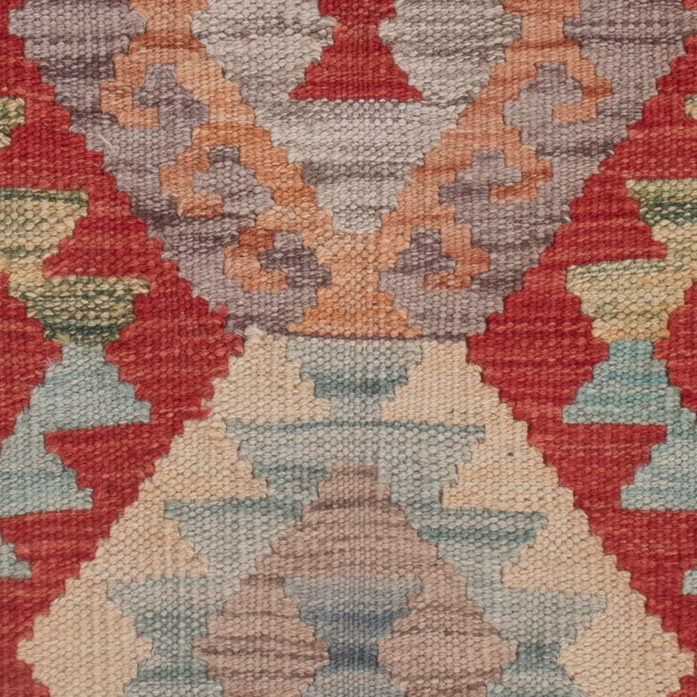 Tapis Kelim - Splash - 128 x 74 cm - multicolore