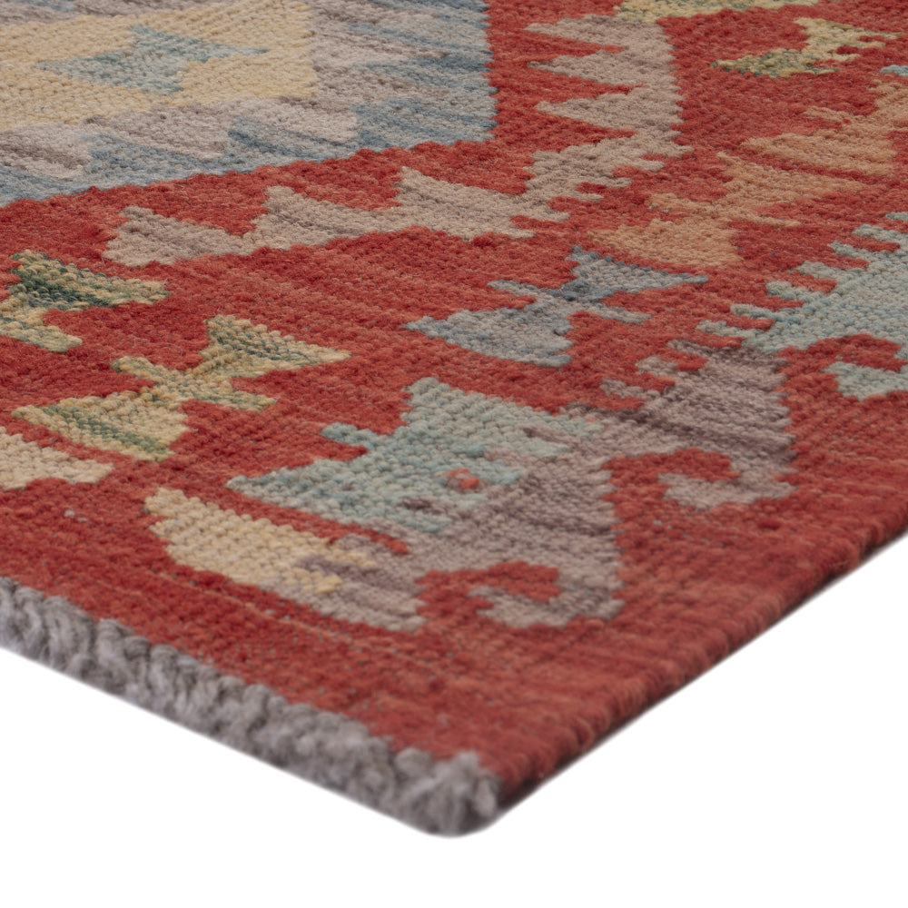 Tapis Kelim - Splash - 128 x 74 cm - multicolore