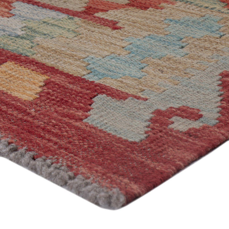 Tapis Kelim - Splash - 124 x 83 cm - multicolore