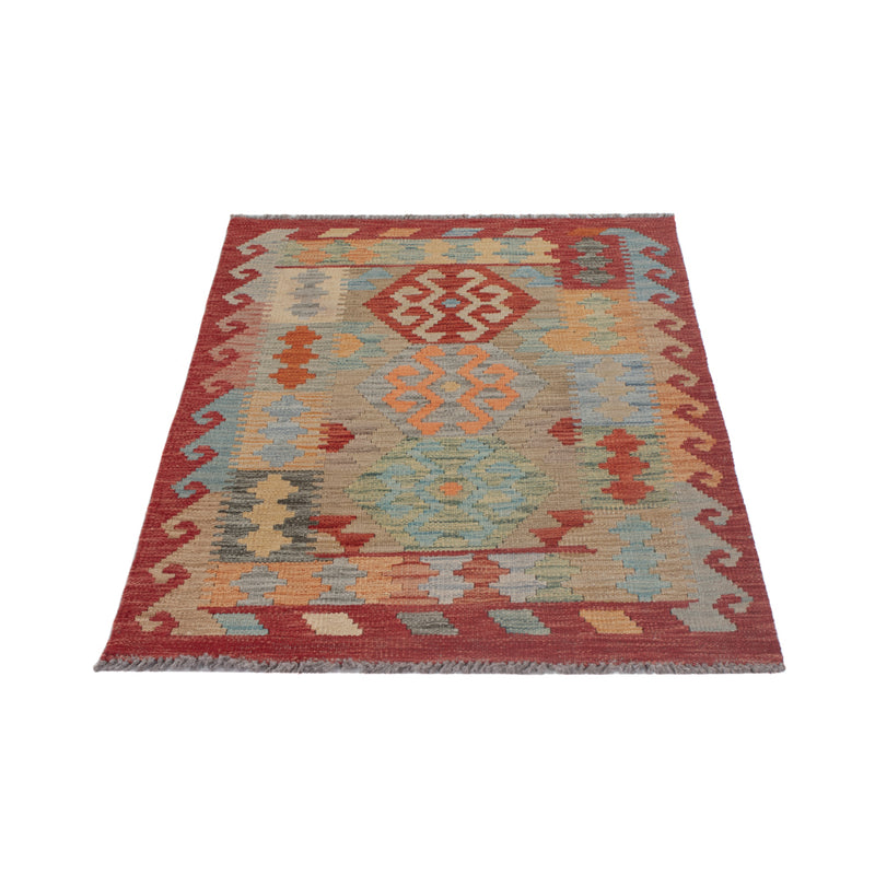 Tapis Kelim - Splash - 124 x 83 cm - multicolore