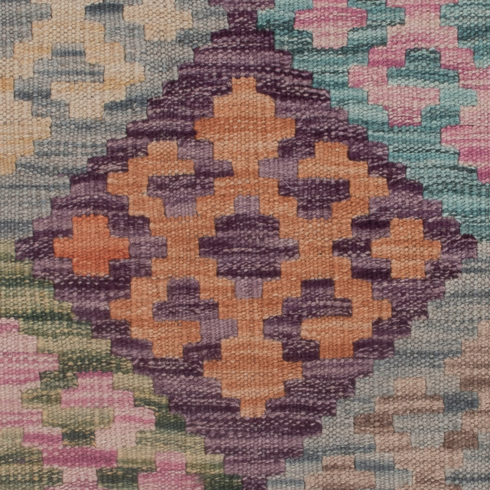 Kelim Teppich - Splash - 135 x 82 cm - mehrfarbig