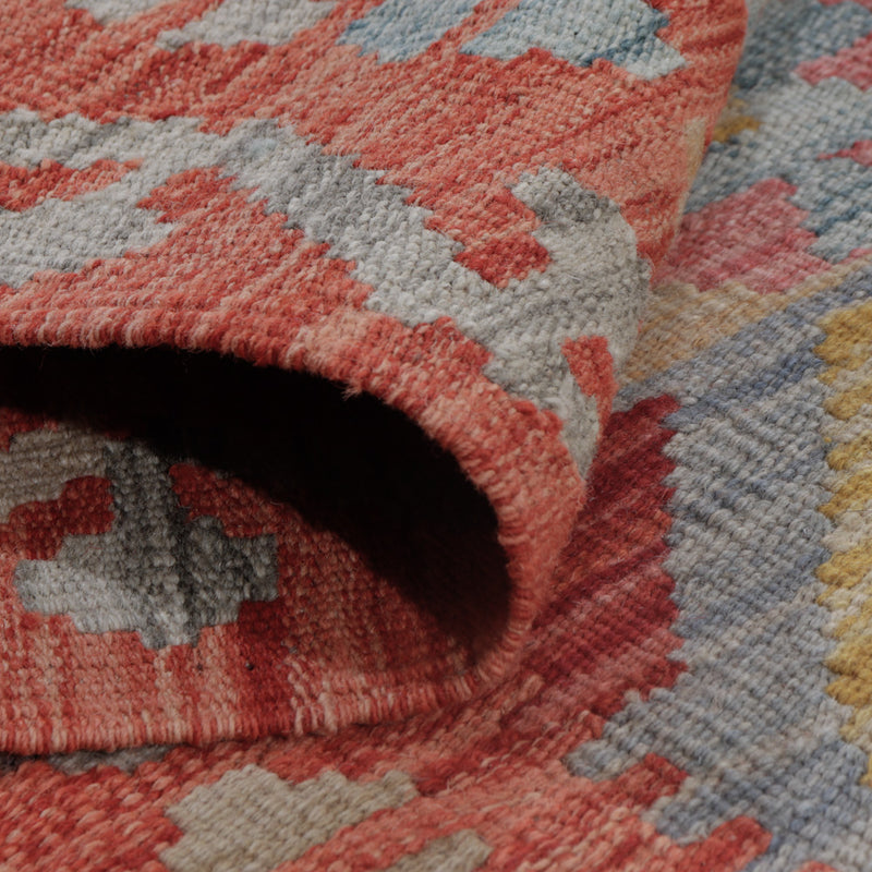 Kelim Teppich - Splash - 131 x 76 cm - mehrfarbig