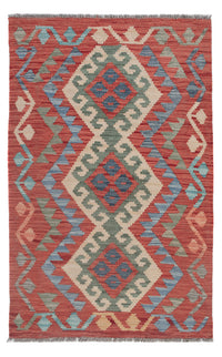 Tapis Kelim - Splash - 131 x 80 cm - multicolore