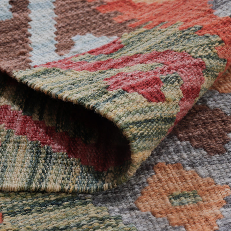 Tapis Kelim - Splash - 125 x 80 cm - multicolore