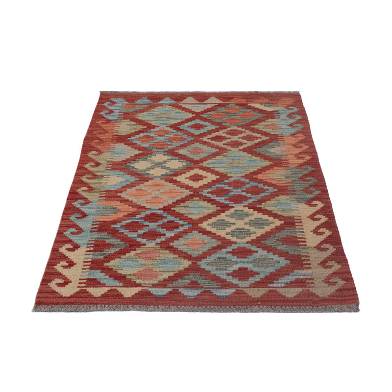 Kelim Teppich - Splash - 124 x 75 cm - mehrfarbig