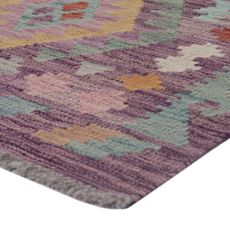 Tapis Kelim - Splash - 125 x 77 cm - multicolore