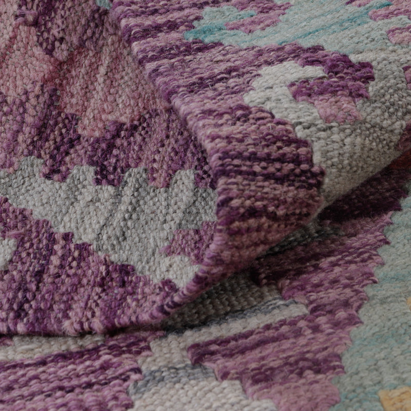 Tapis Kelim - Splash - 125 x 77 cm - multicolore