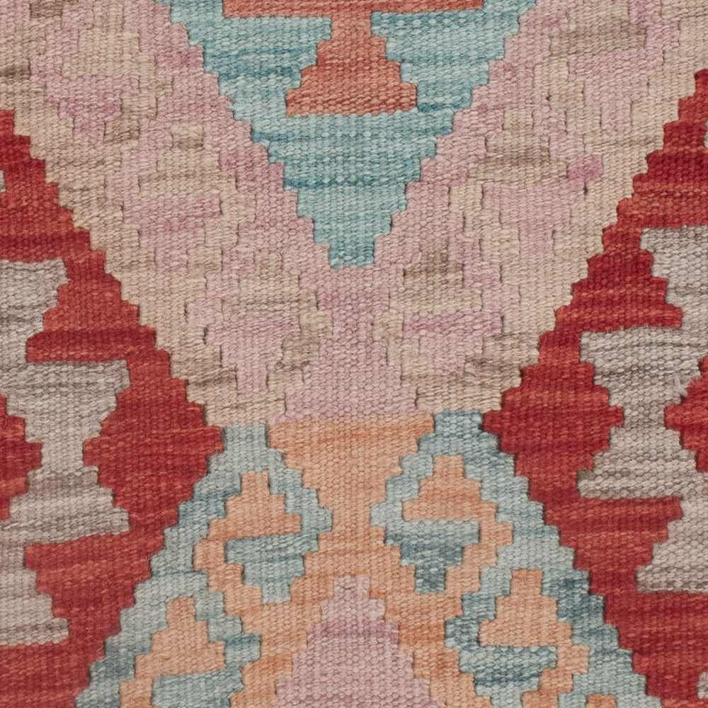 Tapis Kelim - Splash - 129 x 78 cm - multicolore