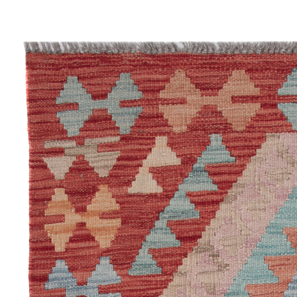 Tapis Kelim - Splash - 129 x 78 cm - multicolore