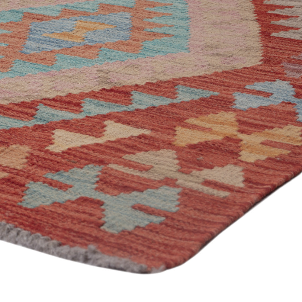 Tapis Kelim - Splash - 129 x 78 cm - multicolore