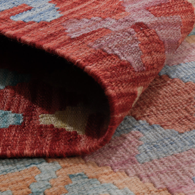 Tapis Kelim - Splash - 129 x 78 cm - multicolore