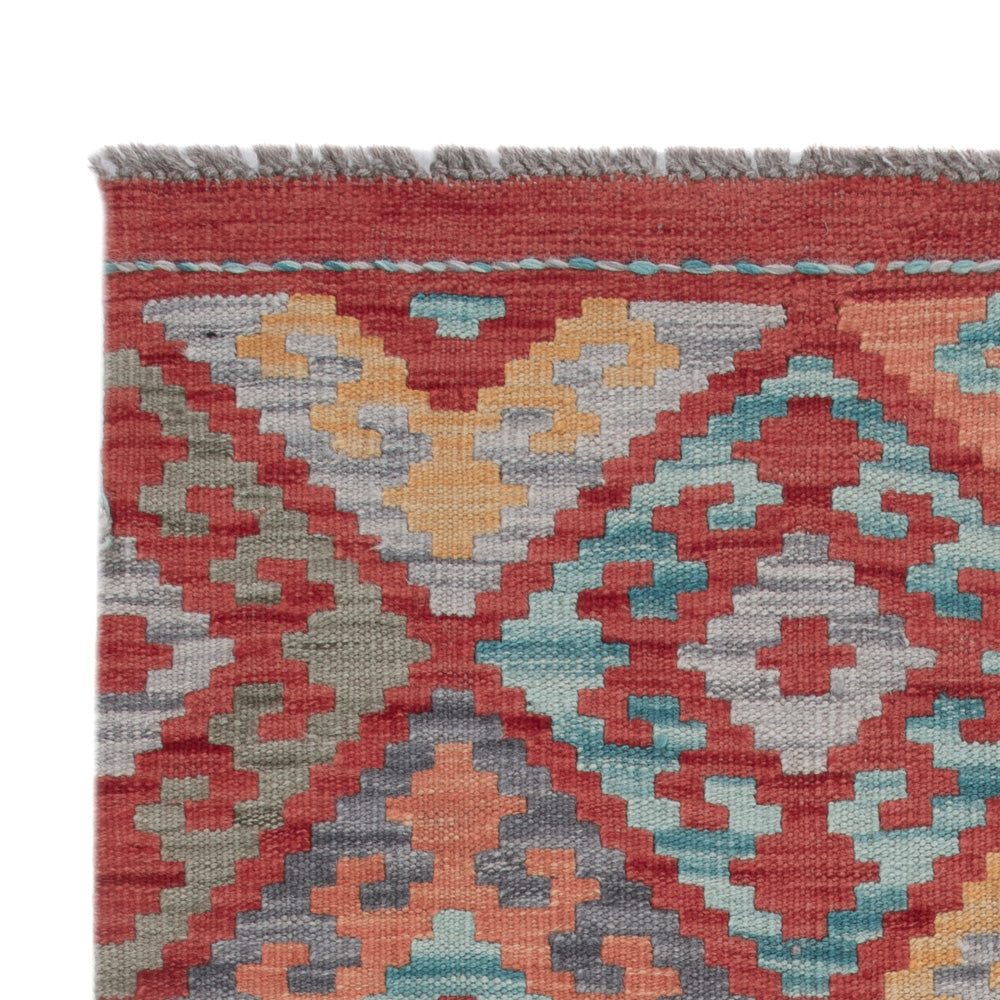 Tapis Kelim - Splash - 130 x 79 cm - multicolore