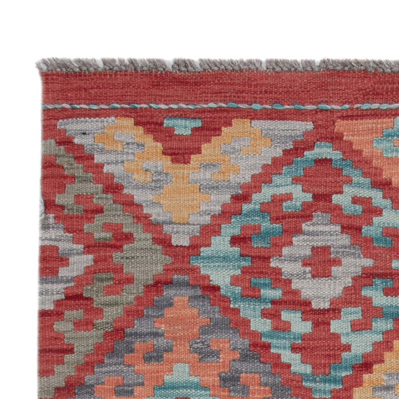 Tapis Kelim - Splash - 130 x 79 cm - multicolore