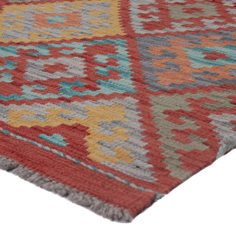 Tapis Kelim - Splash - 130 x 79 cm - multicolore