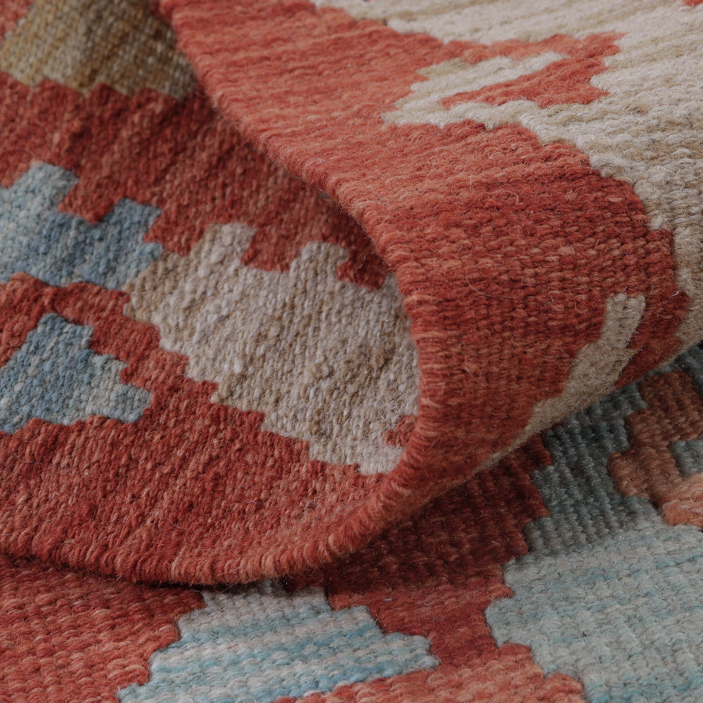 Tapis Kelim - Splash - 130 x 78 cm - multicolore