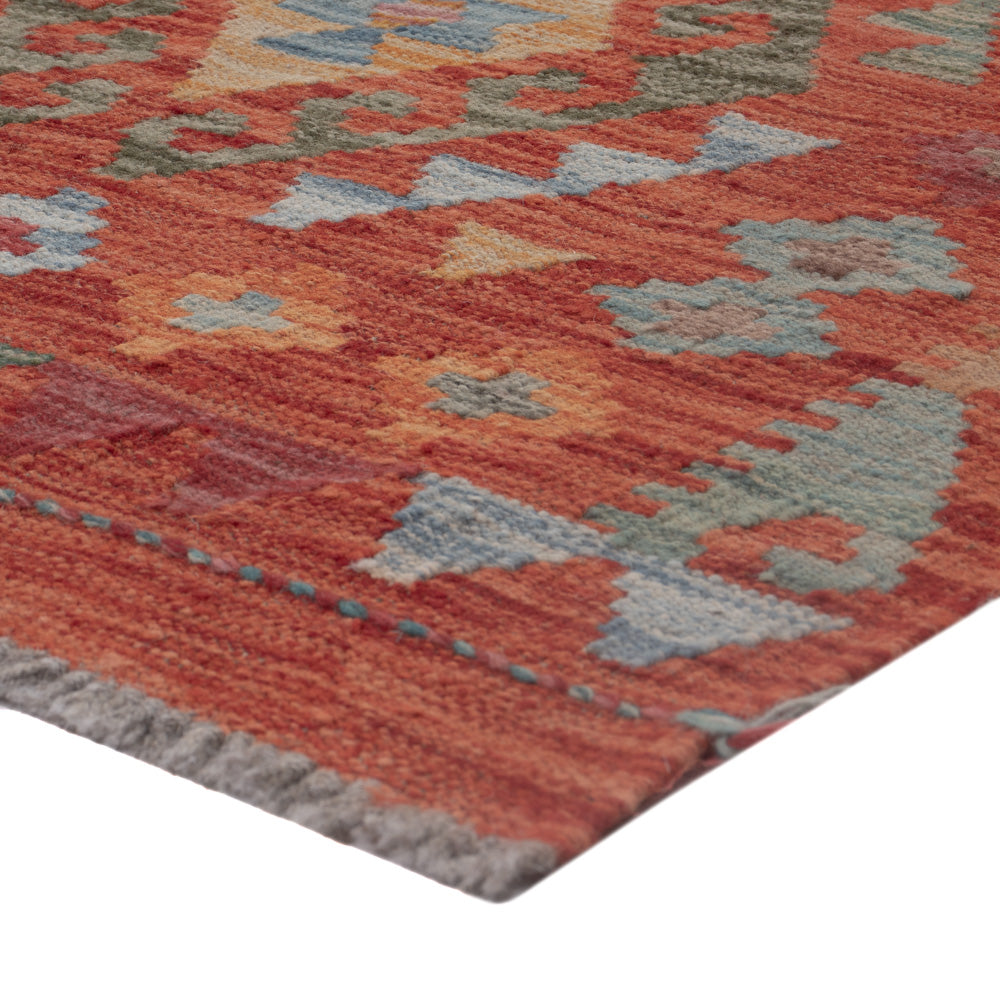 Kelim Teppich - Splash - 124 x 81 cm - mehrfarbig