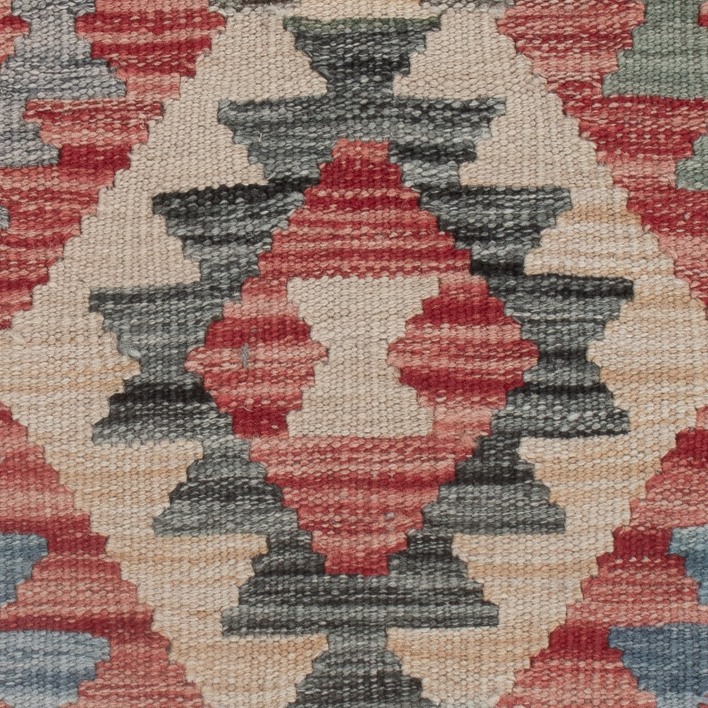 Tapis Kelim - Splash - 125 x 80 cm - multicolore