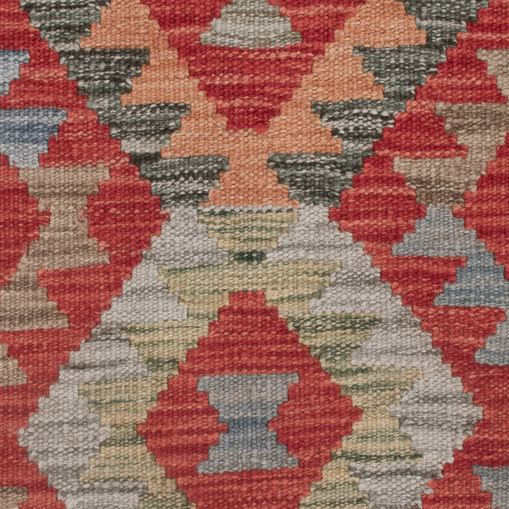 Tapis Kelim - Splash - 131 x 86 cm - multicolore