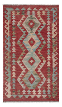Tapis Kelim - Splash - 131 x 77 cm - multicolore