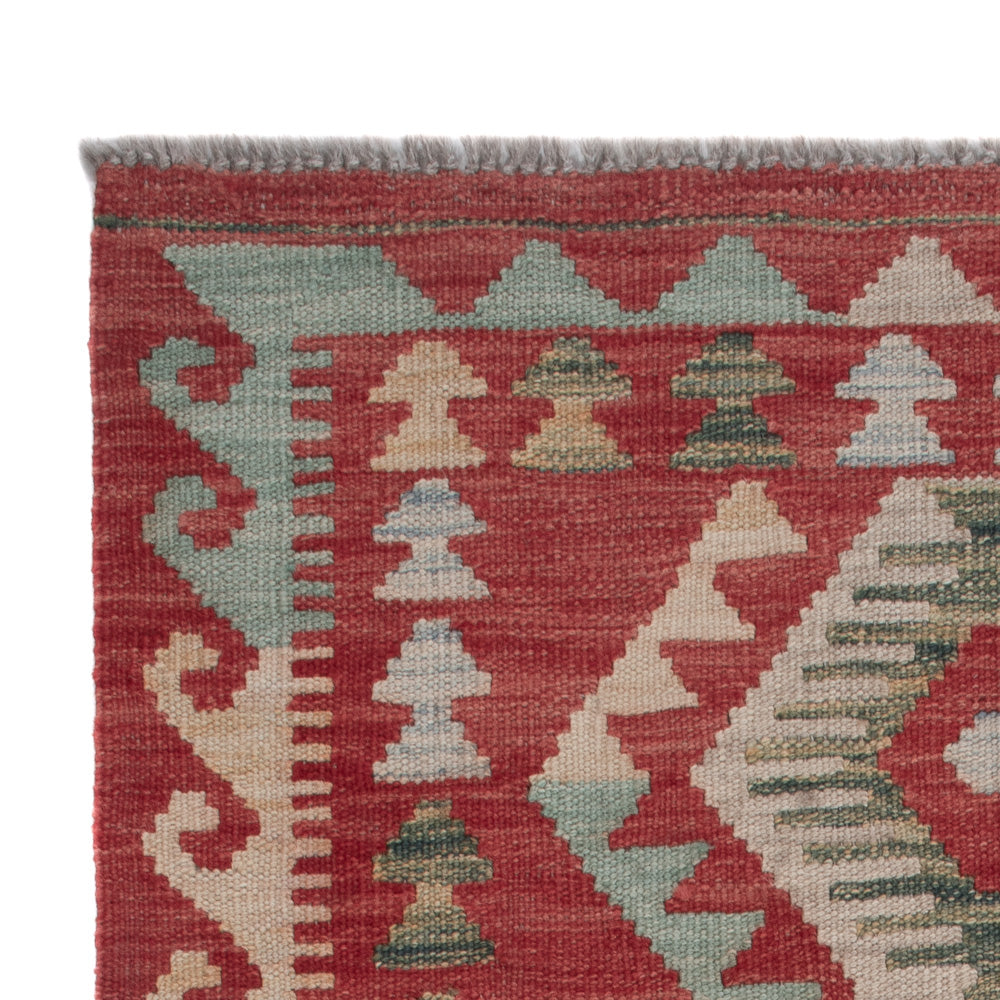 Tapis Kelim - Splash - 131 x 77 cm - multicolore