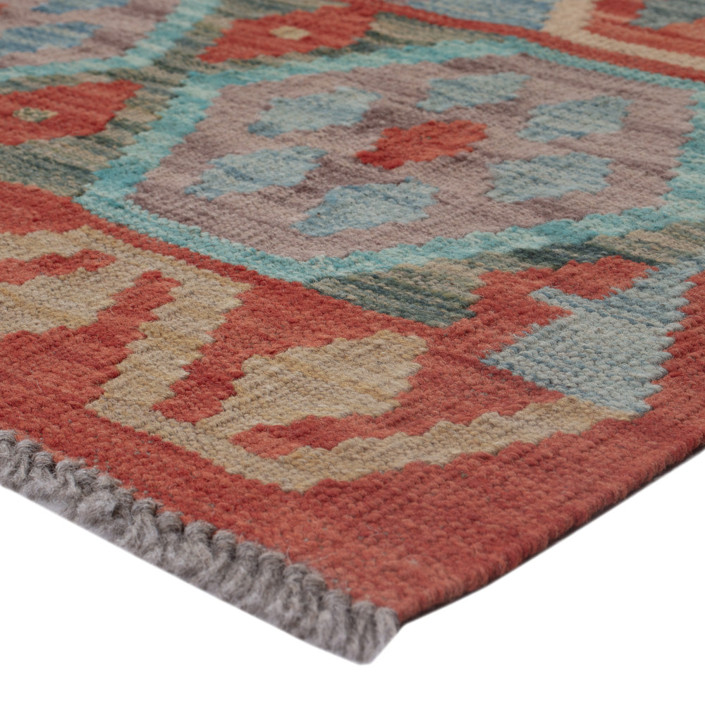 Kelim Teppich - Splash - 124 x 72 cm - mehrfarbig