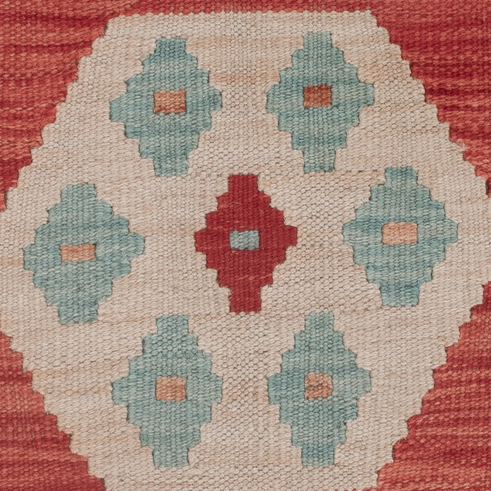 Tapis Kelim - Splash - 125 x 72 cm - multicolore